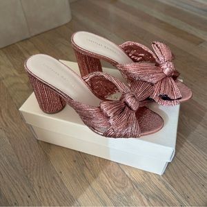 Loeffler Randall penny pleated heels